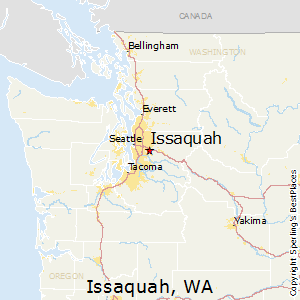 Issaquah,Washington Map