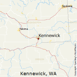 Kennewick,Washington Map