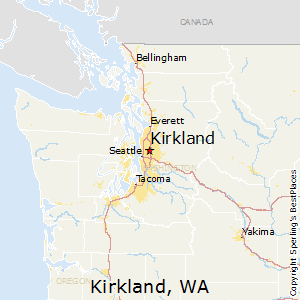 Kirkland,Washington Map