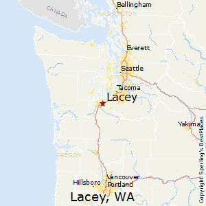 Lacey,Washington Map
