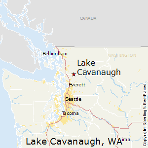 Lake_Cavanaugh,Washington Map