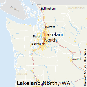 Lakeland_North,Washington Map