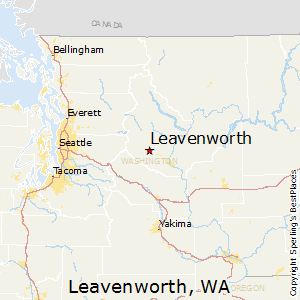 Leavenworth,Washington Map