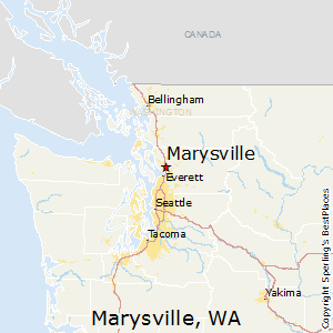 Marysville,Washington Map