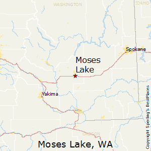 Moses_Lake,Washington Map