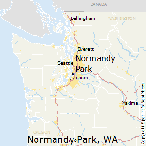 Normandy_Park,Washington Map