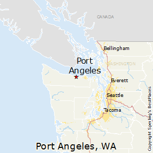 Port_Angeles,Washington Map