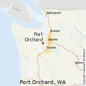 Port_Orchard,Washington Map