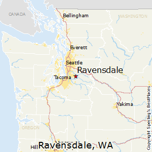 Ravensdale,Washington Map