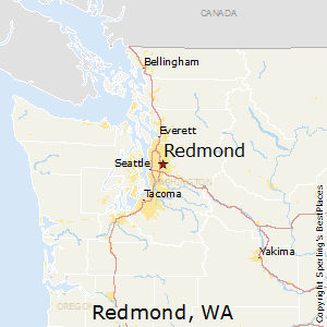 Redmond,Washington Map