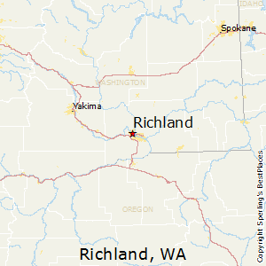 Richland,Washington Map