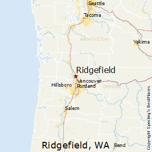 Ridgefield,Washington Map
