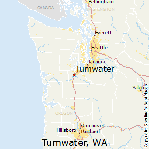 Tumwater,Washington Map