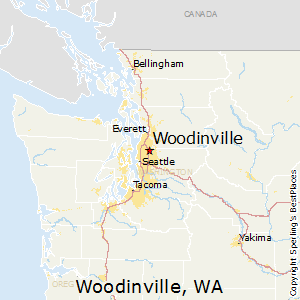 Woodinville,Washington Map