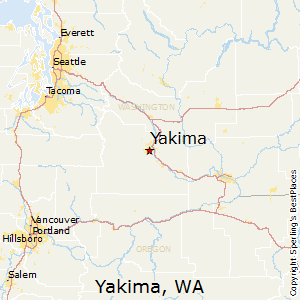 Yakima,Washington Map