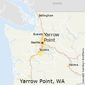Yarrow_Point,Washington Map