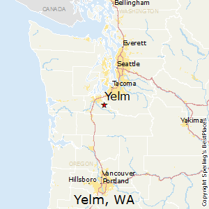Yelm,Washington Map