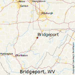 Bridgeport,West Virginia Map