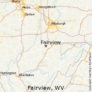 Fairview,West Virginia Map