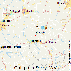 Gallipolis_Ferry,West Virginia Map