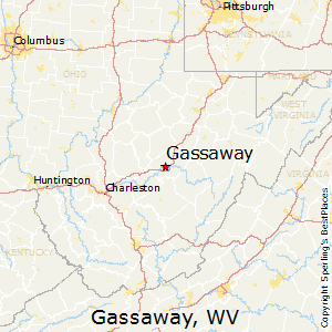 Gassaway,West Virginia Map