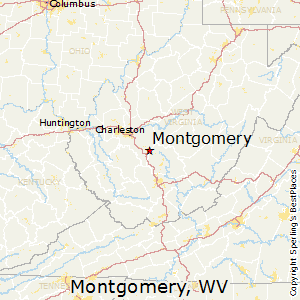 Montgomery,West Virginia Map