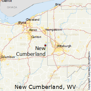New_Cumberland,West Virginia Map