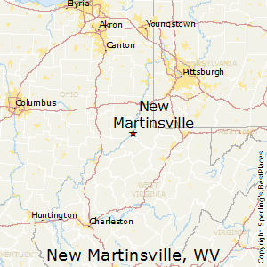 New_Martinsville,West Virginia Map