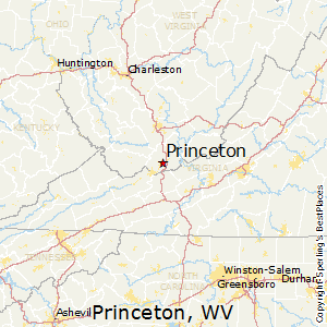 Princeton,West Virginia Map