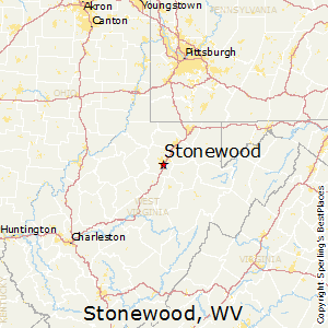 Stonewood,West Virginia Map