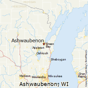 Ashwaubenon,Wisconsin Map