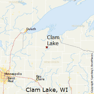 Clam Lake Wisconsin Map Cost Of Living In Clam Lake, Wisconsin