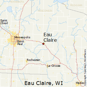 Eau_Claire,Wisconsin Map