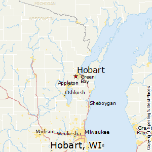 Hobart,Wisconsin Map