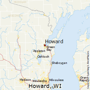 Howard,Wisconsin Map