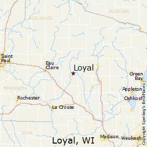 Loyal,Wisconsin Map