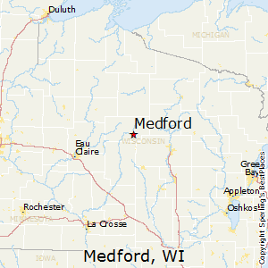 medford wisconsin wi map city bestplaces