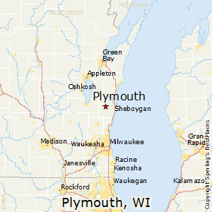 Plymouth,Wisconsin Map