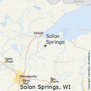 Solon_Springs,Wisconsin Map