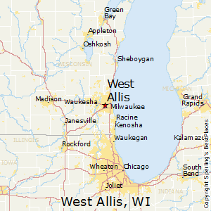 West_Allis,Wisconsin Map