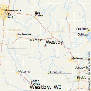 Westby,Wisconsin Map