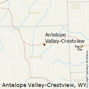 Antelope_Valley-Crestview,Wyoming Map