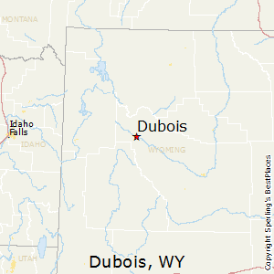 Dubois,Wyoming Map
