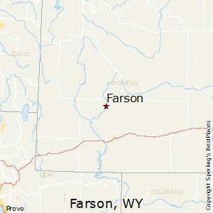 Farson,Wyoming Map