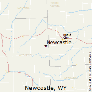 Newcastle,Wyoming Map