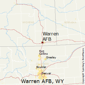 Warren_AFB,Wyoming Map