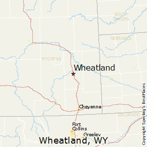 Wheatland,Wyoming Map