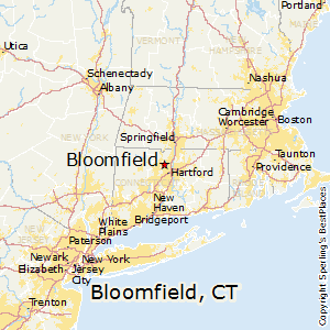 Bloomfield,Connecticut Map