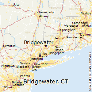 Bridgewater,Connecticut Map