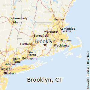Brooklyn,Connecticut Map